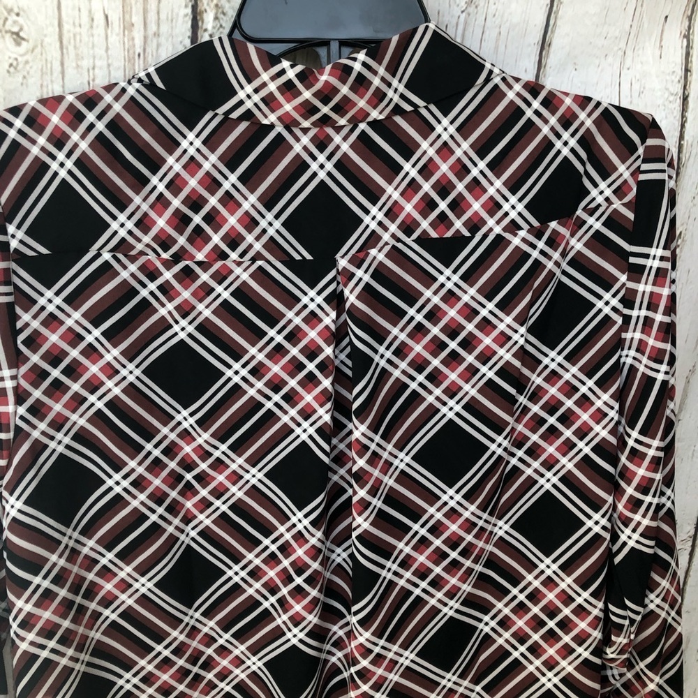 Como Vintage Long Sleeve Utility Tunic Blouse Medium Petite - NWOT - Picture 5 of 7